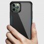 Ipaky zaštitna maskica od meke plastike i kaljenog stakla za iPhone 11 Pro Max - crni