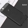 X-Level blještava maskica od meke plastike za iPhone 6 / 6S - crni