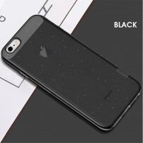 X-Level blještava maskica od meke plastike za iPhone 6 / 6S - crni