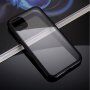 Futrola za cijeli mobitel od kaljenog stakla s metalnim okvirom za iPhone 11 - crno