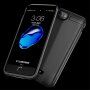 Maskica s eksternom baterijom za iPhone 6 / 6S / 7 / 8 / SE (2020/2022) - 5 000 mAh- crni