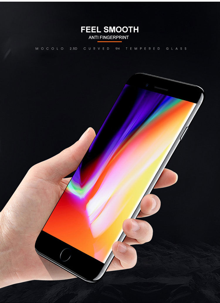 Mocolo kaljeno 2,5D staklo za iPhone 7 / 8 - bijelo