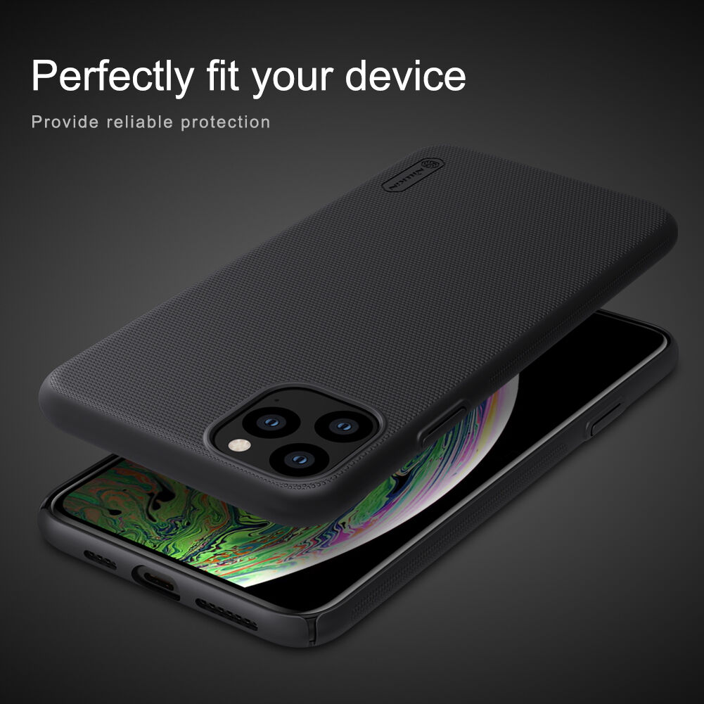 Nillkin mat maskica sa zrnastom površinom za iPhone 11 Pro Max - crni