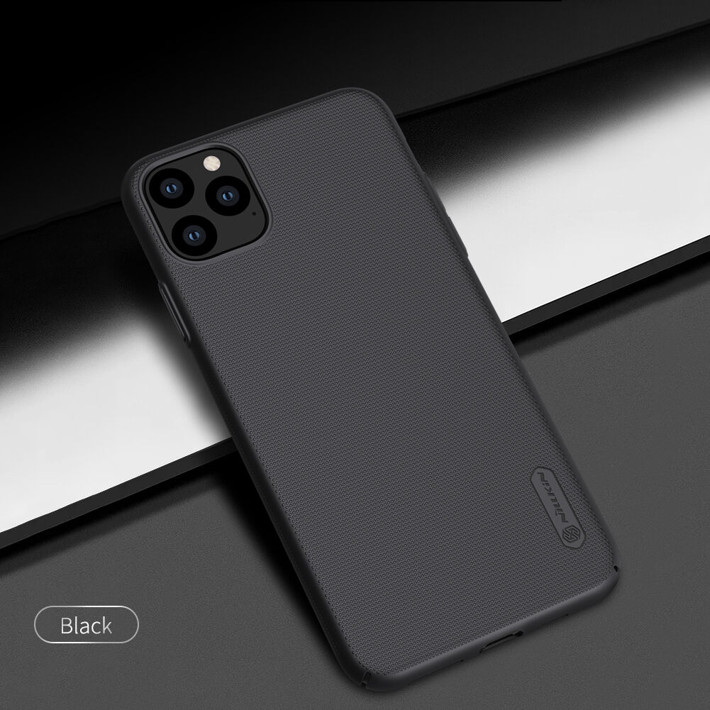 Nillkin mat maskica sa zrnastom površinom za iPhone 11 Pro Max - crni