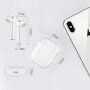 i18 TWS bežične slušalice s kućištem za punjenje za Apple uređaje - bijela
