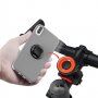 Držač za volan bicikla za iPhone s 360° rotacijom - crni