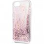 Karl Lagerfeld Signature Glitter maskica za iPhone 7 / 8 / SE (2020/2022) - ružičasto zlatni