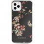Guess Flower Shiny N.4 maskica za iPhone 11 Pro Max - crni