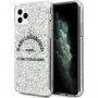 Karl Lagerfeld St. Guillaume Glitter maskica za iPhone 11 Pro Max - srebrni