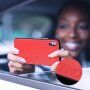Audi originalna maskica od PU kože za iPhone X / XS - crveni