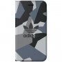 Adidas originalna flip futrola s geometrijskim uzorkom za iPhone 7 / 8 / SE (2020/2022) - sivo