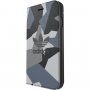 Adidas originalna flip futrola s geometrijskim uzorkom za iPhone 7 / 8 / SE (2020/2022) - sivo