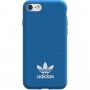 Adidas originalna maskica s logotipom i kožnom strukturom za iPhone 6 / 6S / 7 / 8 / SE (2020/2022) - plavi