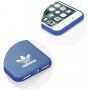 Adidas originalna maskica s logotipom i kožnom strukturom za iPhone 6 / 6S / 7 / 8 / SE (2020/2022) - plavi