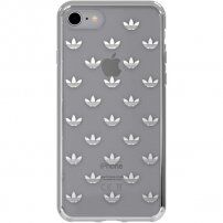 Adidas originalna prozirna maskica s logotipom za iPhone 6 / 6S / 7 / 8 / SE (2020/2022) - srebrni
