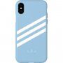 Adidas originalna maskica s tekstilnom površinom iPhone X / XS - Svijetloplav