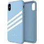 Adidas originalna maskica s tekstilnom površinom iPhone X / XS - Svijetloplav
