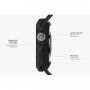 Uniq Proteger izdržljiva futrola za Apple Watch 40mm - mat crna
