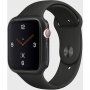 Uniq Glase Slim futrola od meke plastike za Apple Watch 44mm - mat crna