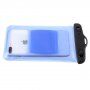 Vodootporni džep sa zakačkom za ruku i za vrat za iPhone - 18,5 x 10 cm - plava