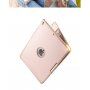 Okretna torbica s tipkovnicom za iPad 9,7" (2017/2018) / Pro 9,7" / Air 1 / 2 - srebrna