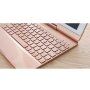 Okretna torbica s tipkovnicom za iPad 9,7" (2017/2018) / Pro 9,7" / Air 1 / 2 - srebrna