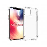 Protuklizna maskica s zaštitom kutova za iPhone 12 / 12 Pro - Proziran