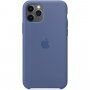 Originalna Apple silikonska maskica za iPhone 11 Pro Max - oprana plava