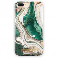 iDeal Of Sweden mramorirana maskica za iPhone 6 Plus / 6S Plus / 7 Plus / 8 Plus - zlatno zelena