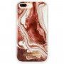 iDeal Of Sweden mramorirana maskica za iPhone 6 Plus / 6S Plus / 7 Plus / 8 Plus - crvenozlatna