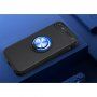 Maskica s metalnim stalkom pogodna za magnetske držače za iPhone 5 / 5S / SE (2016) - crno-plava