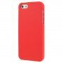 Mercury Goospery mat maskica od meke plsatike za iPhone 5 / 5S / SE (2016) - crveni