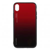 maskica sa staklenom stražnjom stranom za iPhone XR - crveni