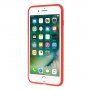 Silikonska maskica sa srcem za iPhone 6 / 6S - crveni