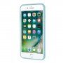 Silikonska maskica sa srcem za iPhone 6 / 6S - Svijetloplav