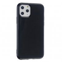 Ojačana maskica od meke plastike za iPhone 11 Pro - crni