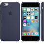 Original silikonska maskica za Apple iPhone 6S - tamno plava
