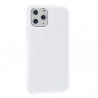 Blještava maskica od meke plastike za iPhone 11 Pro Max - bijeli