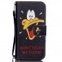 Novčanik futrola sa stalkom patka za iPhone 5 / 5S / SE (2016) - crno