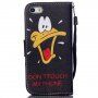 Novčanik futrola sa stalkom patka za iPhone 5 / 5S / SE (2016) - crno