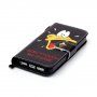 Novčanik futrola sa stalkom patka za iPhone 5 / 5S / SE (2016) - crno