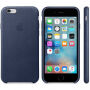 Original kožna navlaka za Apple iPhone 6S Plus - ponoćno plava