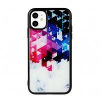 Maskica od meke plastike šarena iluzija i mramor za iPhone 11 Pro - šaren