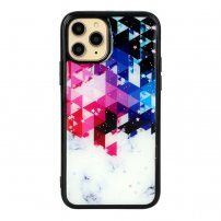 Maskica od meke plastike šarena iluzija i mramor za iPhone 11 Pro Max - šaren