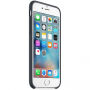 Original silikonska maskica za Apple iPhone 6S Plus - ugljen crna