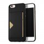 Dux Ducis maskica s pretincem za kreditnu karticu za iPhone 6 / 6S - crni