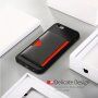Dux Ducis maskica s pretincem za kreditnu karticu za iPhone 6 / 6S - crni