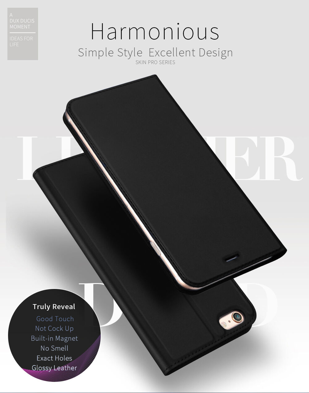 DUX DUCIS flip futrola za iPhone 6 / 6S - crno