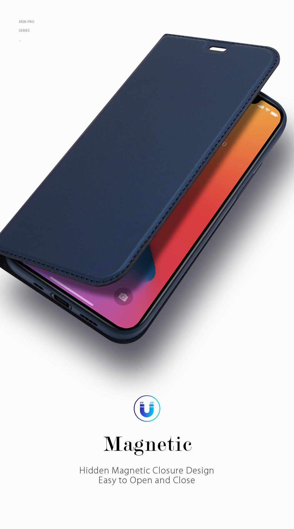 DUX DUCIS flip futrola za iPhone 12 mini - crno