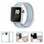 Najlonski remen s prugama za Apple Watch Ultra 49mm / 46mm / 45mm / 44mm / 42mm - tirkiz